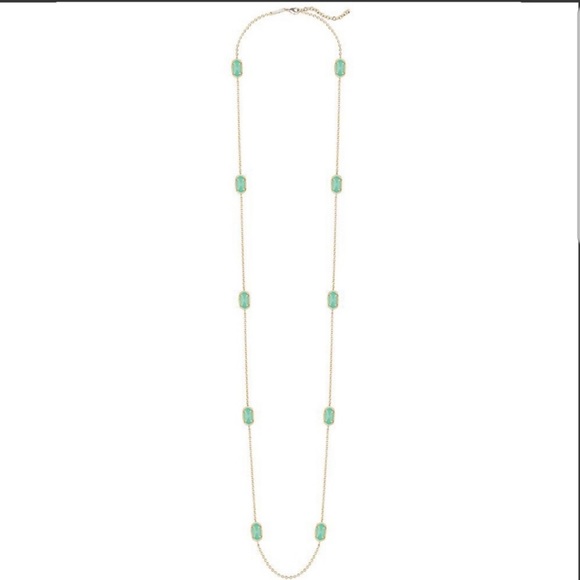 Kendra Scott Mint Green Kellie Necklace - Picture 11 of 13
